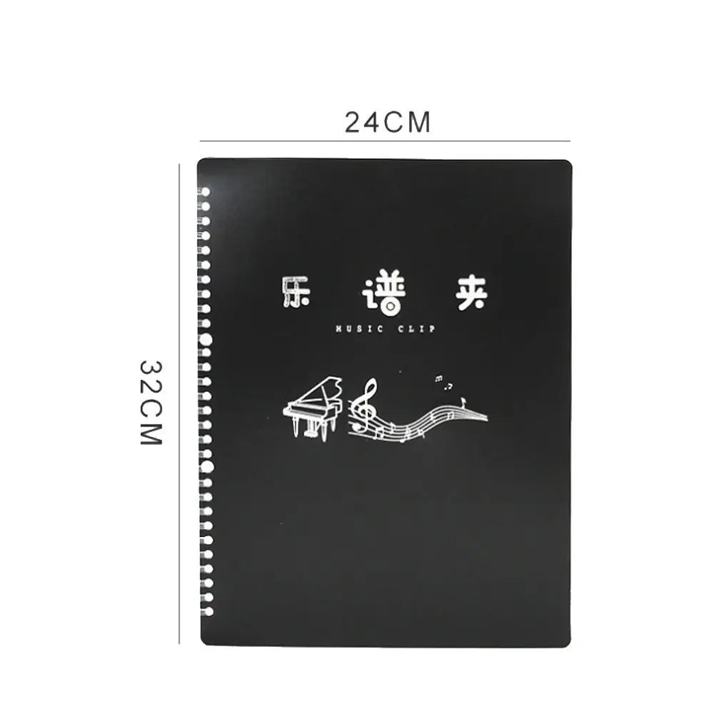 Cover Folder A4 Sheet Music Folder Fashionable Durable Loose Leaf Notebook Creative Waterproof Budget Binder Gift