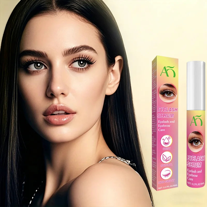 Eyelash serum, moisturizes eyelids and eyelashes, resulting in long, thick, and curled lashes for a beautiful eye appearance.