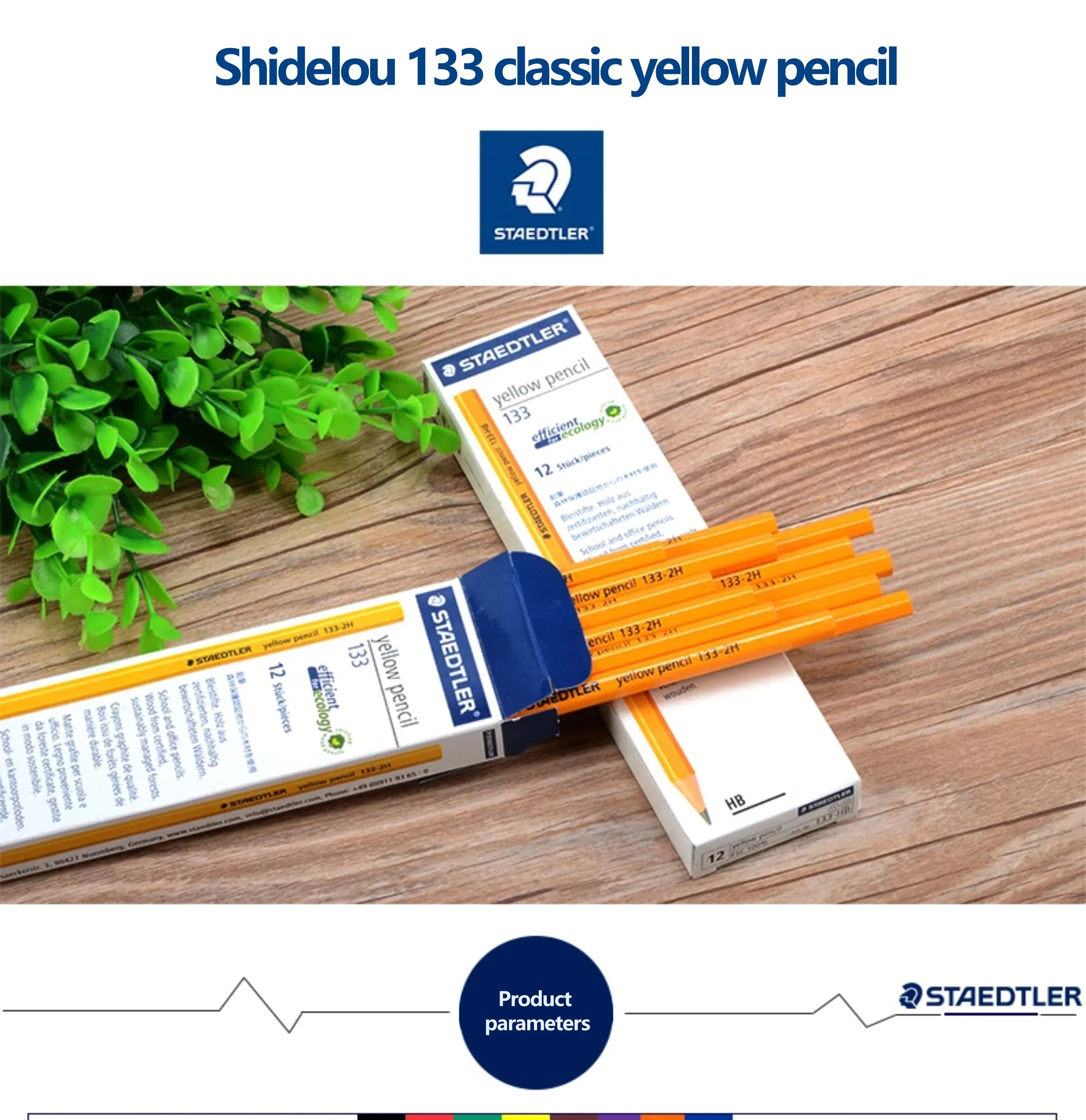 12pcs STAEDTLER Pencil HB/2B School Stationery Office Supplies Drawing Sketch Pencil Student Art Supply