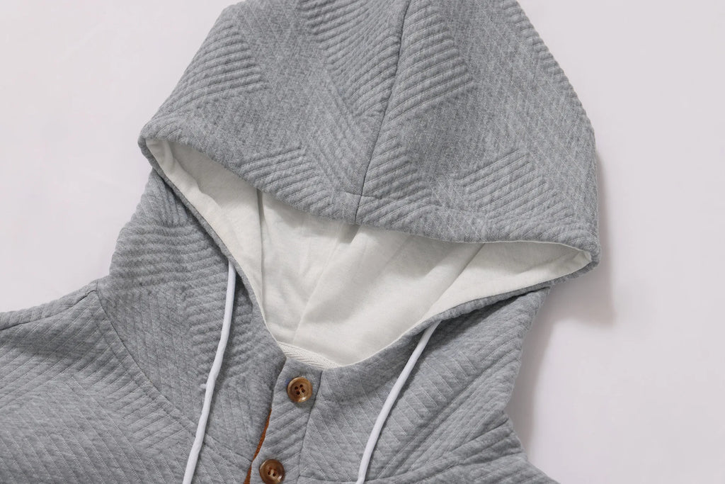 New Men's Fashion Hooded Sweatshirts Spring Autumn Long Sleeve Drawstring Pullovers Casual Streetwear Men Loose Sports Hoodies