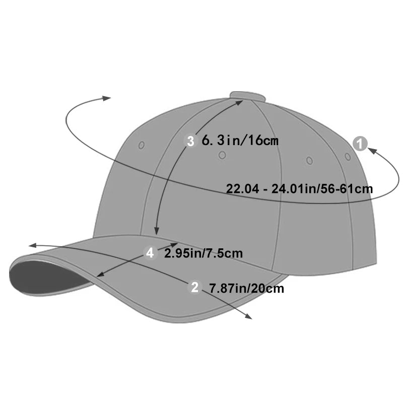 US Letter Snapack Embroidery Snapback Baseball Caps Spring and Autumn Outdoor Adjustable Casual Hats Sunscreen Hat
