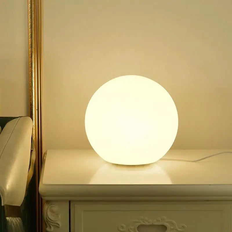 Decorative Ball Table Lamp Bedside Nightlight Girls Ins Gift Atmosphere Lamp Romantic Warm Children's Room Desk Bedroom Floor La