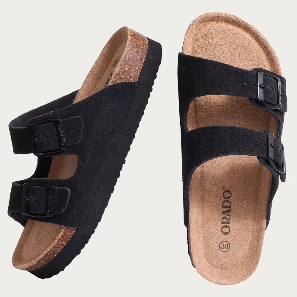 Pallene Women Classic Clogs Cork Footbed Slippers Slip-on Cork Sandals Feamle Unisex Beach Shoes Outdoor Men Mules And Clogs