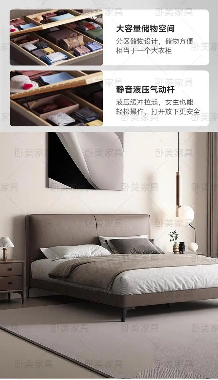 Elegant Esthetician Duvet Cover Bed Restaints Adult Lounges Platform Boneless Bed Living Room Dressers Camas Furniture For Home