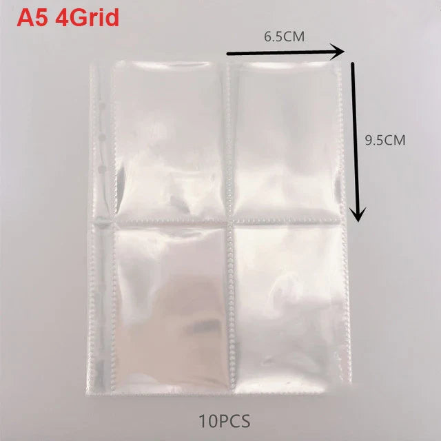 SKYSONIC New Arrival A5 Ring Notebook Jounral Cover INS Bandage Photocards Binder Collect Book Photo Cards Organzier Stationery