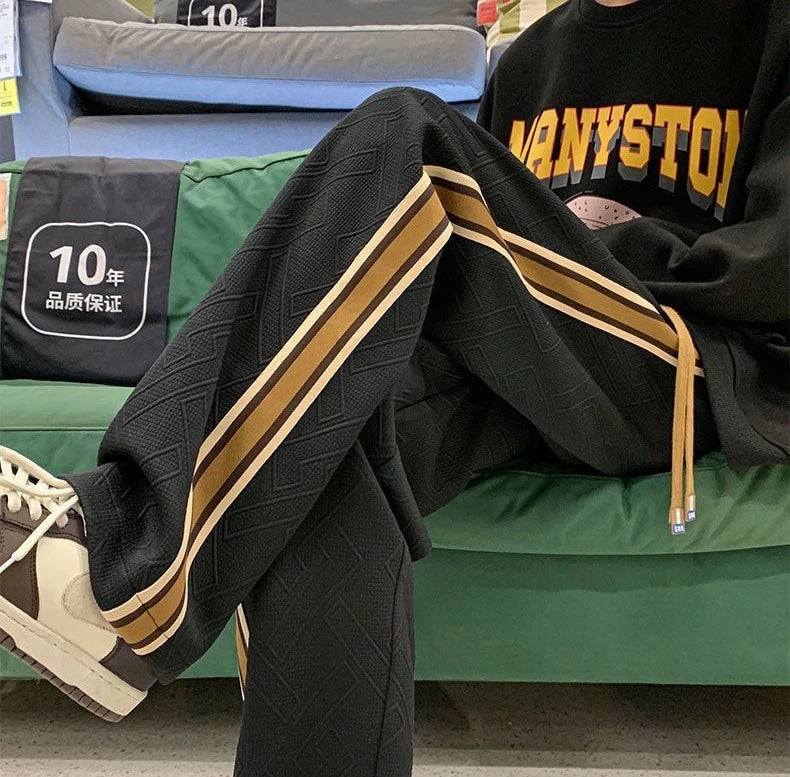 Male Sweat Pants Casual Athletic New Items In Baggy Wide Leg Fashion Trousers Track Training Summer Sport Y2k Sweatpants for Men