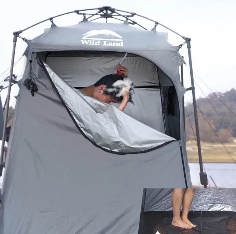 Automatic Speed Opening Single Tent Outdoors Portable Toilet Take Bath Change Clothes Windproof Multifunction Tents Ventilate