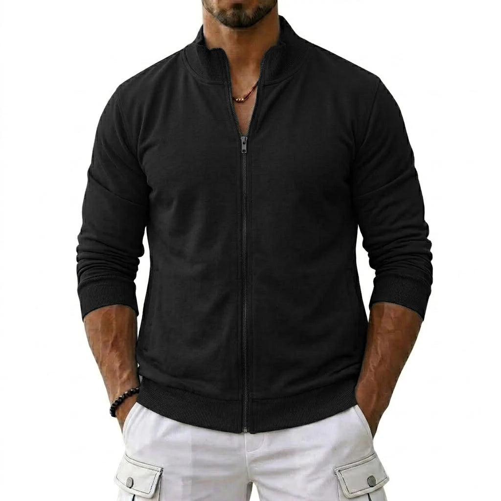 Mens Hooded Sweatshirts Lightweight Long Sleeve Cardigan Tops Autumn Casual Work Jackets Premium Athletic Outerwear for Men
