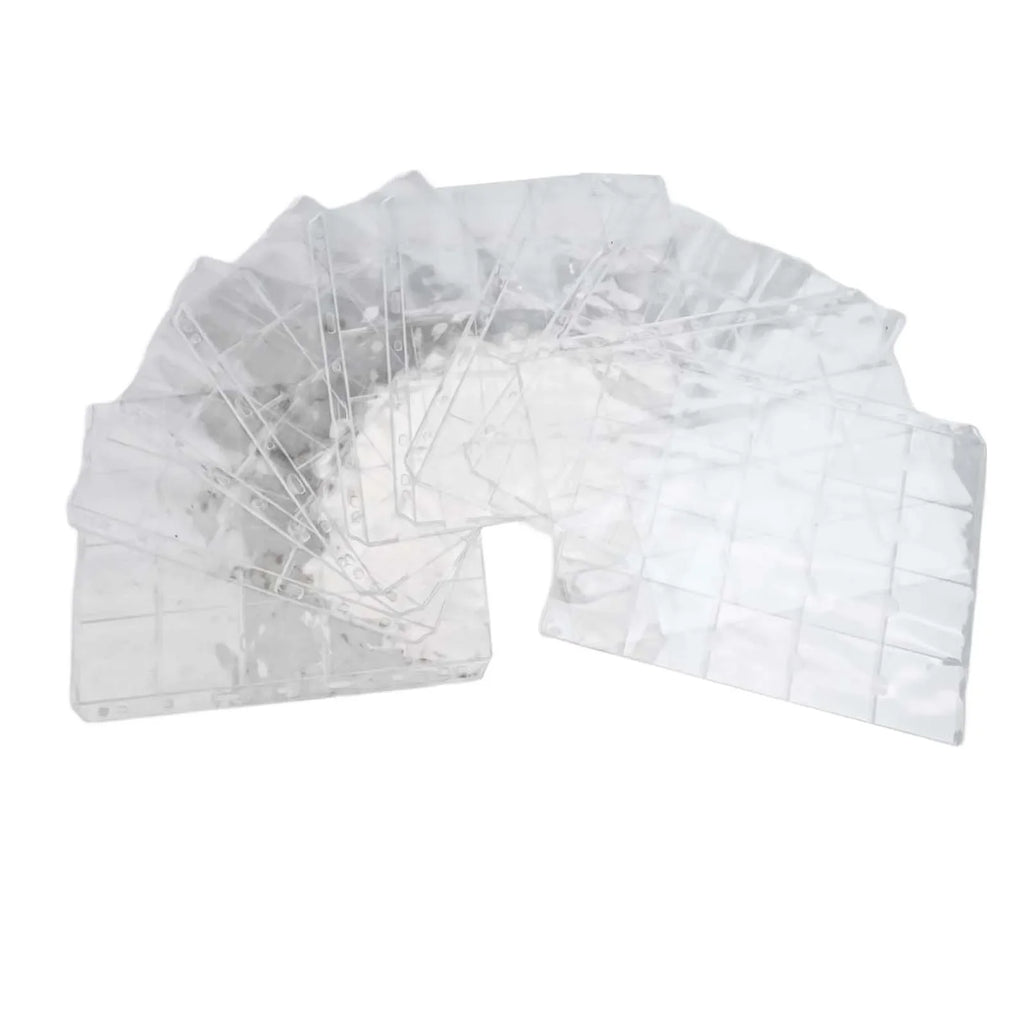 Page Coin Holder Sheet Clear Organization 1/10 Sheet For 50mm Coins For Coin Collection PVC Page Album Practical
