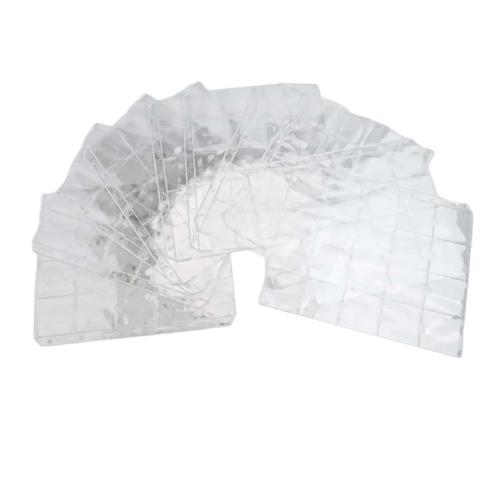 Page Coin Holder Sheet Clear Organization 1/10 Sheet For 50mm Coins For Coin Collection PVC Page Album Practical
