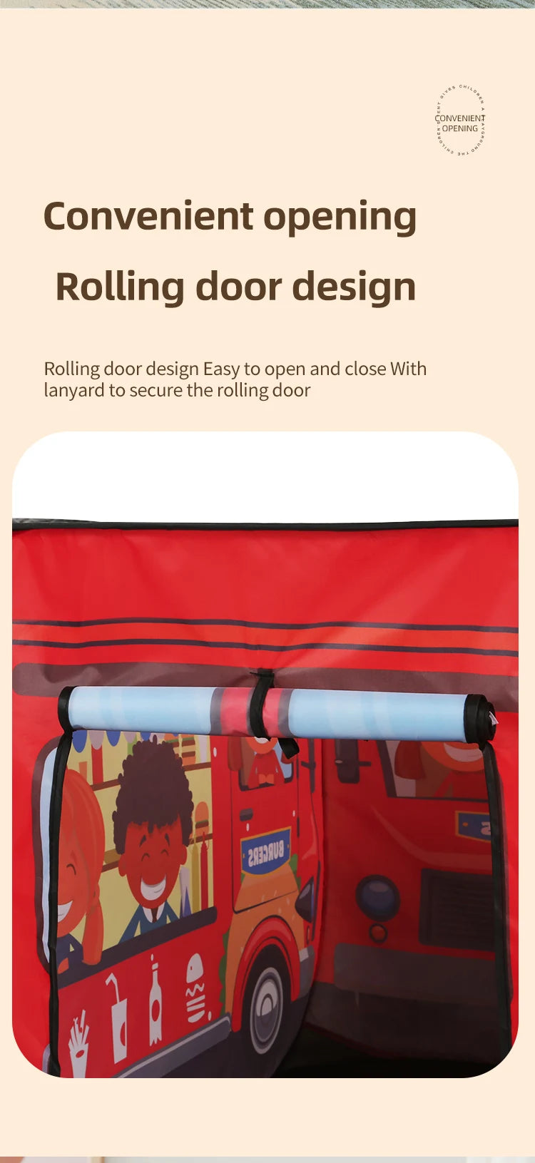 Children's Tent Game House Indoor and Outdoor No Installation Kindergarten Foldable Family Toy House