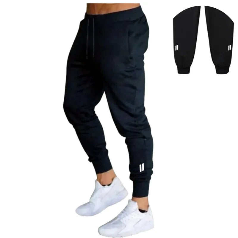 2 Pieces Running Pants Thin Sports Training Sweatpants Gym Breathable Fitness Bottoms Jogger Sportswear Pants Men streetwear