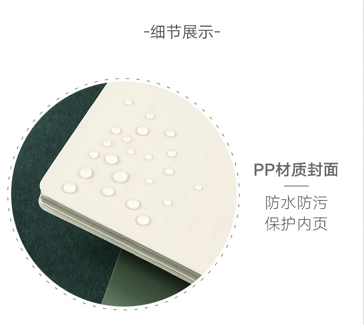 A5/B5/A6 Classical PP Coil Line Grid Spiral Notebook Journals Morandi Basic Diary Weekly Planner Book School Stationery