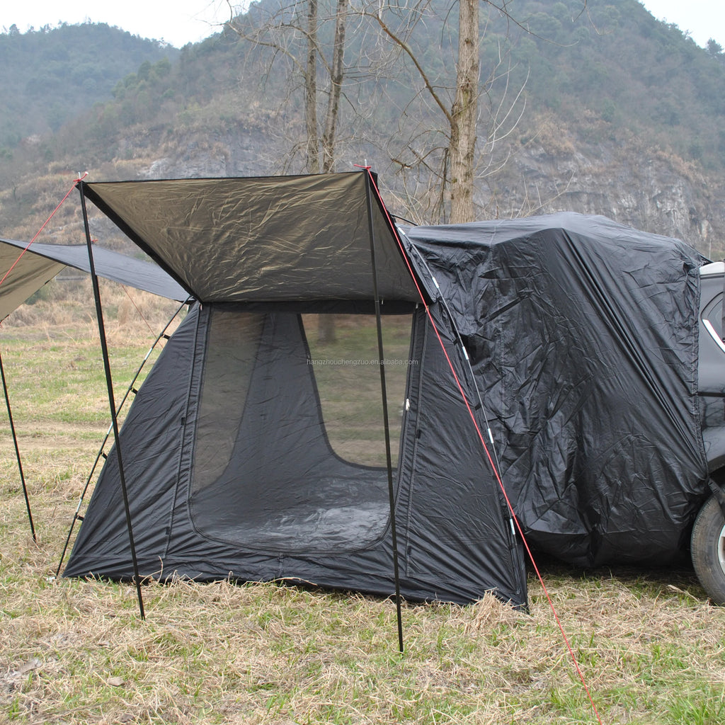 Tent for Camping, 6-Person Car Camping  Tailgate Tent for Outdoor, Easy Set up with Canopy