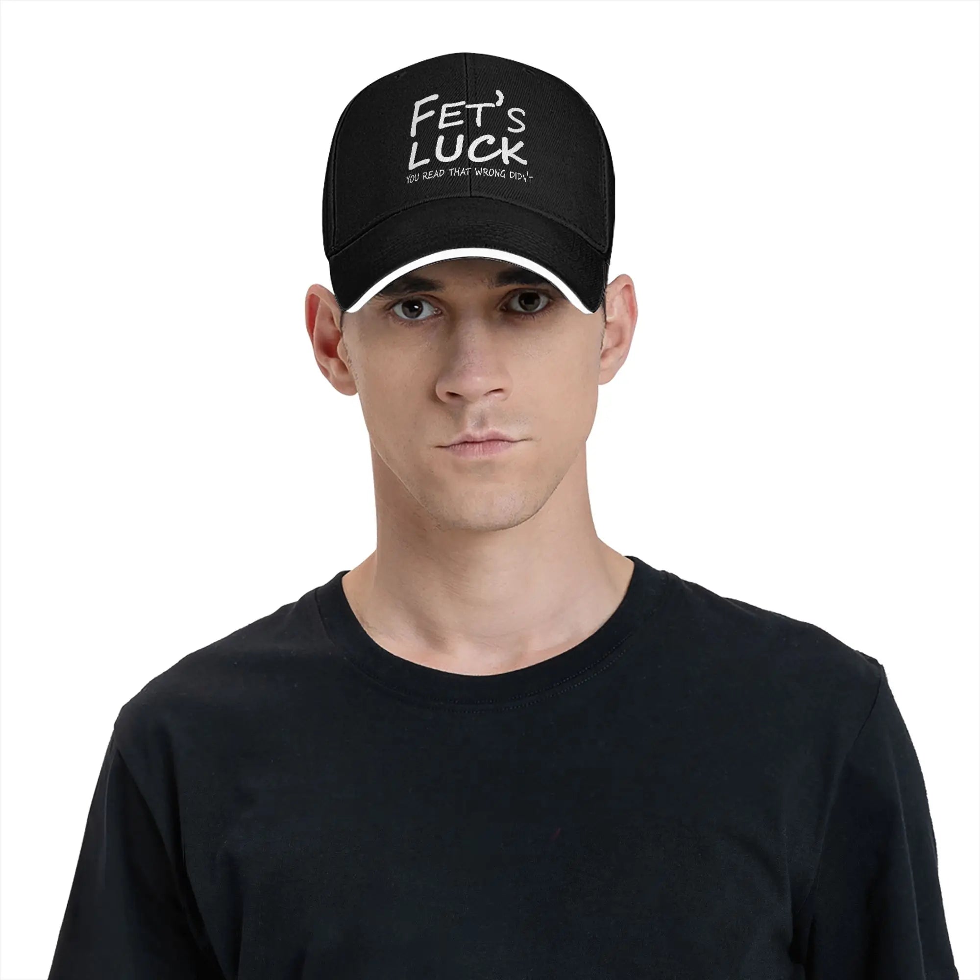 Fet’s Luck You Read That Wrong Didn’t you Baseball Cap Men Custom Hip Hop Hats Summer Classic Kpop Rock Adjustable Snapback Cap