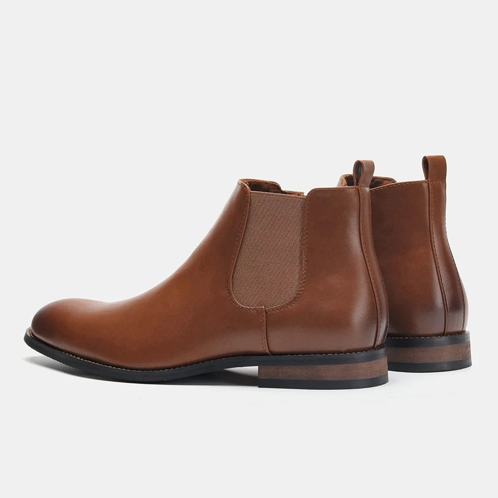 Boots Men Comfortable Brand Fashion 2026 Boots Leather