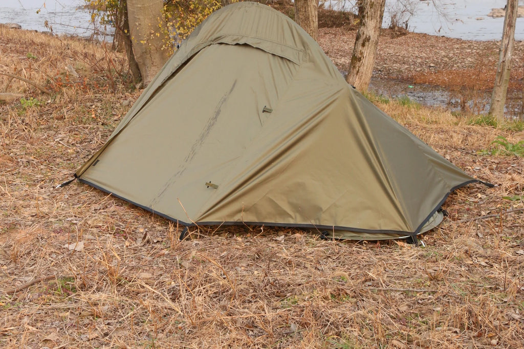 Single Tactical Tent Rainproof Boat Tent Folding Bed UV Protection Portable Outdoor Camping Hiking Mountaineering Gazebo