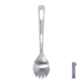 Biwei Pure Titanium Tableware Set Outdoor Soup Spoon Table Knife and Fork Spoon Table Spoon Portable Titanium Knife and Fork ...