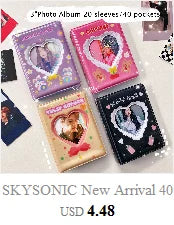 SKYSONIC New Arrival A5 Ring Notebook Jounral Cover INS Bandage Photocards Binder Collect Book Photo Cards Organzier Stationery