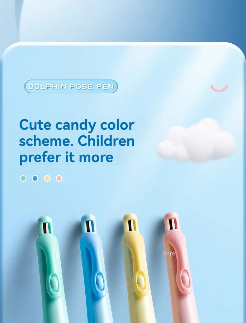 Cute Dolphin 2mm Mechanical Pencils Set Carpenter Drafting HB Pencil 2.0 mm for Drawing Writing Sketching Kawaii School Supplies