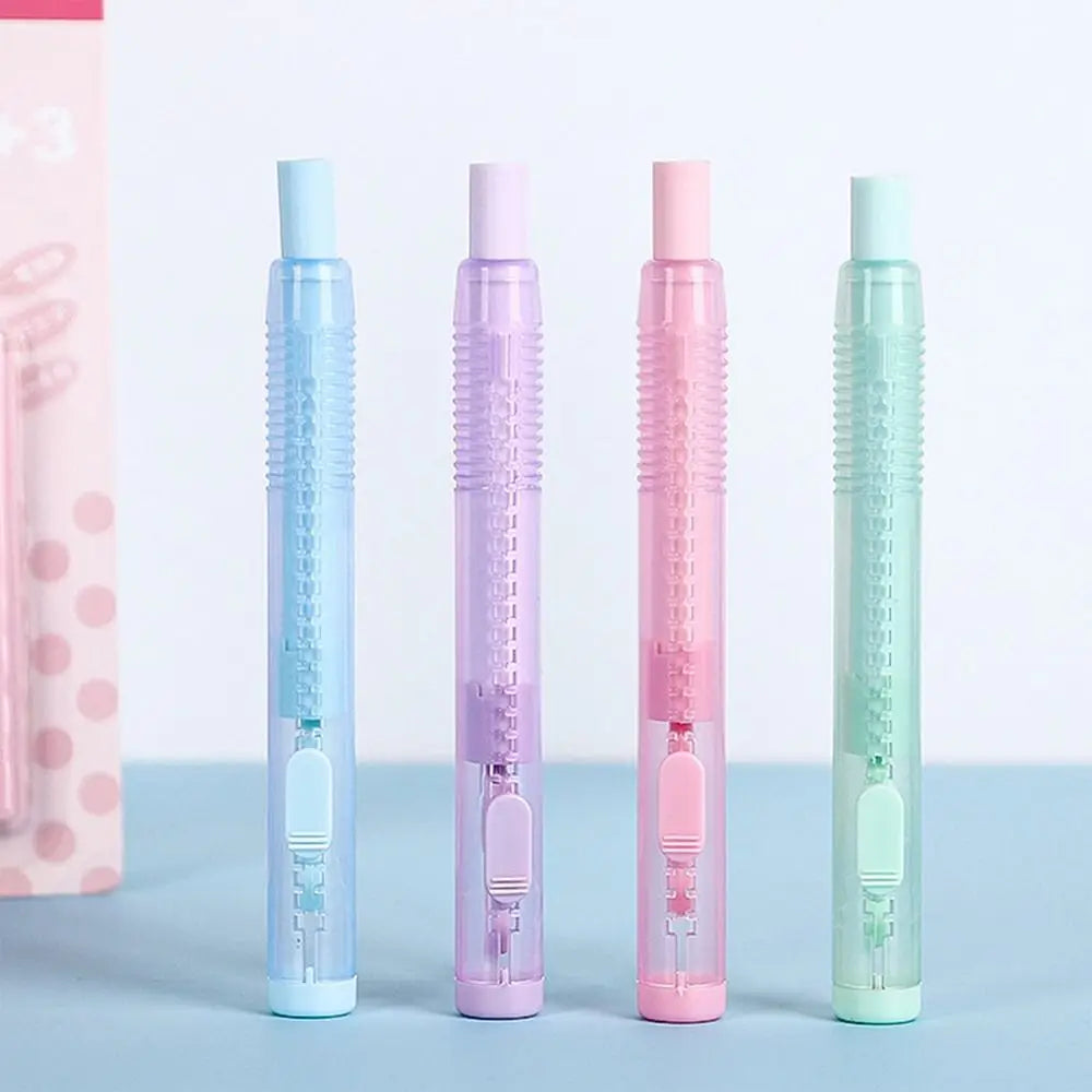 Creative with Replaceable Core Push-out Eraser Push-out Type Retractable Pencil Wiping Tool Correction Tool Home/Office