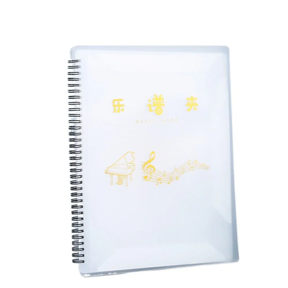 Cover Folder A4 Sheet Music Folder Fashionable Durable Loose Leaf Notebook Creative Waterproof Budget Binder Gift