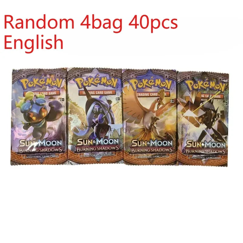 Pokemon Trading Cards 40 Pcs English PTCG Game Collection Strange Tree 151 SV4A Gift for Children