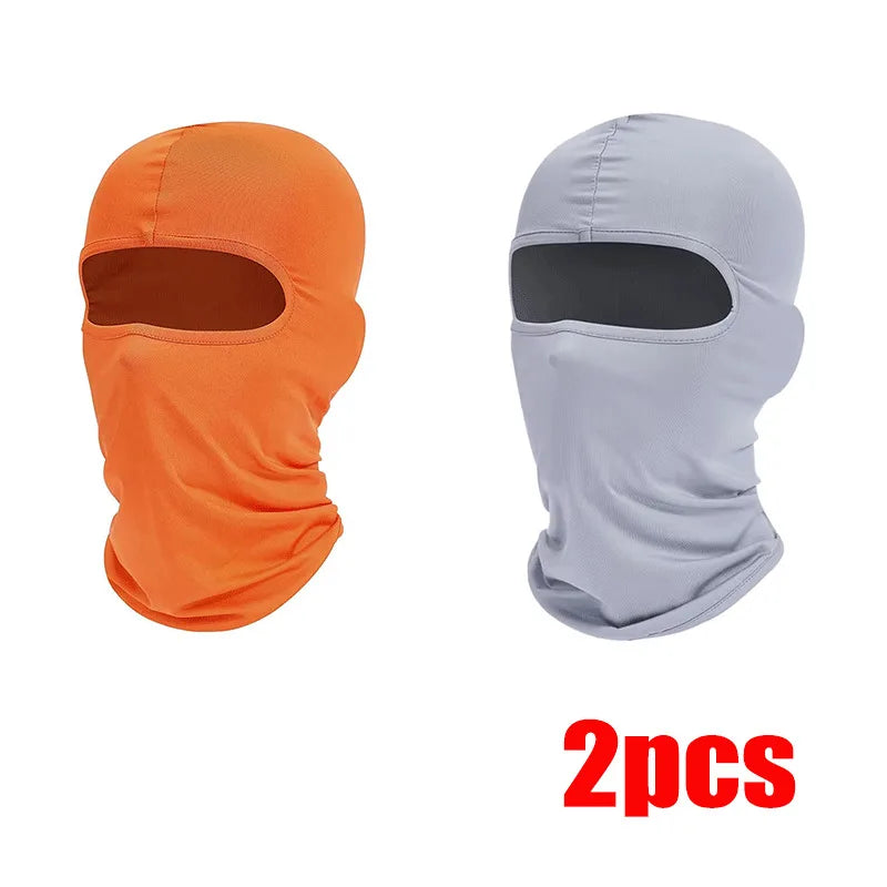 1/2pcs Ski Mask for Men Full Face Mask Balaclava Black Ski Masks Covering Neck Gaiter