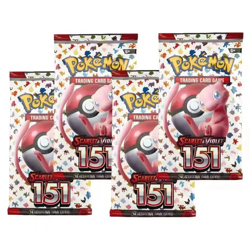 Pokemon Trading Cards 40 Pcs English PTCG Game Collection Strange Tree 151 SV4A Gift for Children