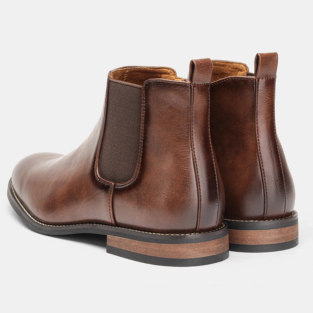 Boots Men Comfortable Brand Fashion 2026 Boots Leather