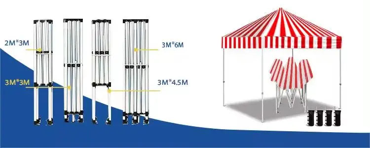 Red And White Bar Exhibition Event Party Tent 10x10