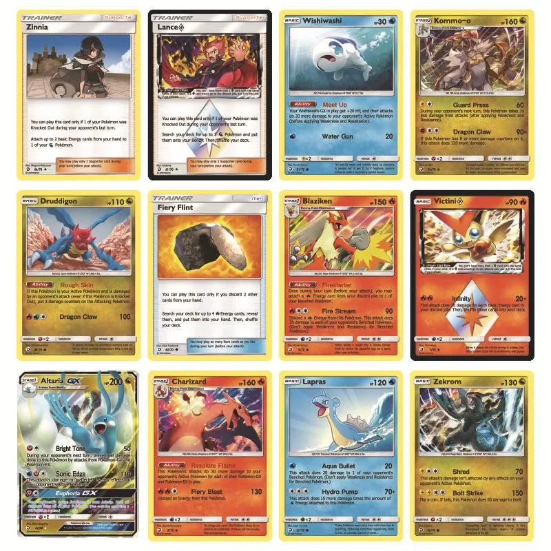 Pokemon Trading Cards 40 Pcs English PTCG Game Collection Strange Tree 151 SV4A Gift for Children