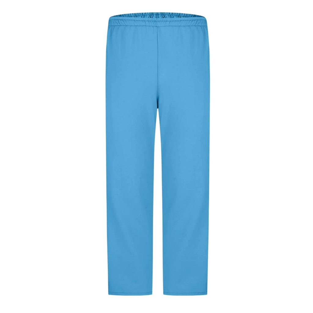 Men Sweatpants Elastic Waistband Pockets Splicing Color Mid-Rise Long Trousers Wide Leg Side Zipper Tear Away Basketball Pants