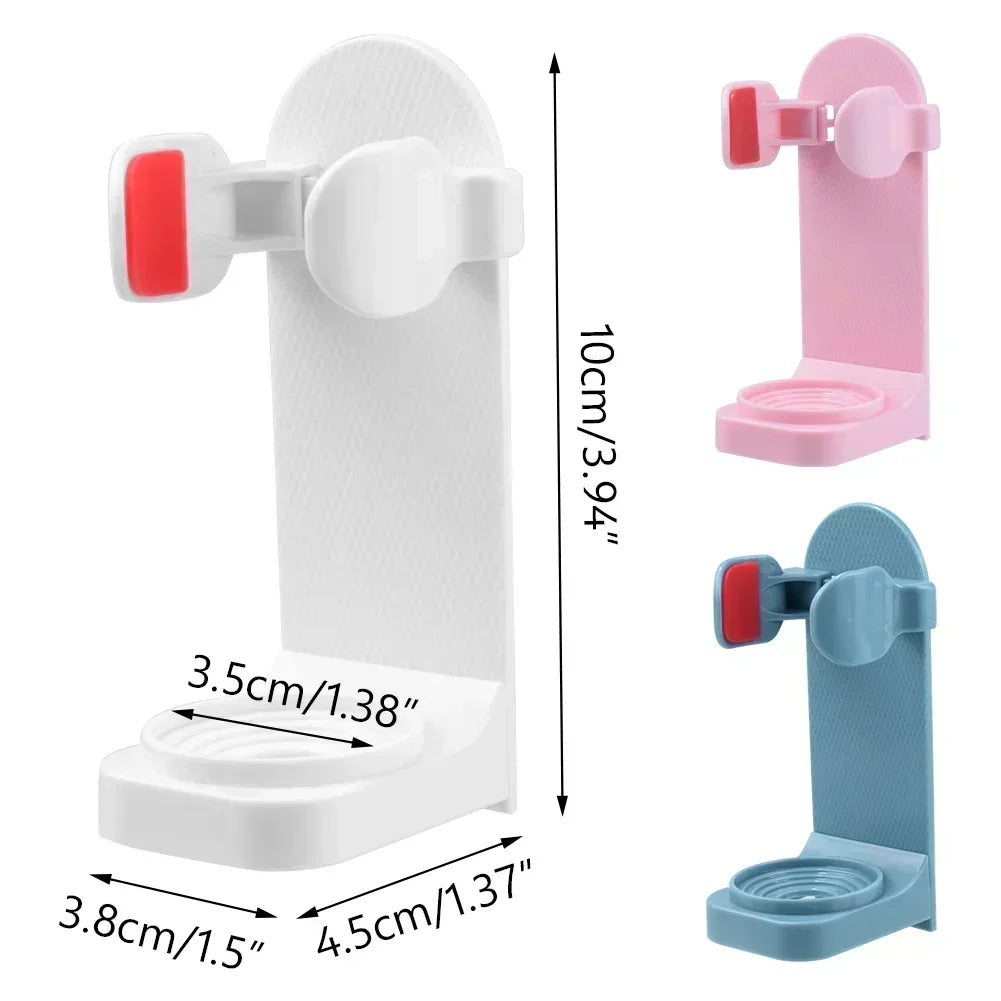 Bathroom Toothbrush Holder Wall Mount Bathroom Organizer Double Single Hole Self Adhesive Tooth Brush  Accessories Space Saving