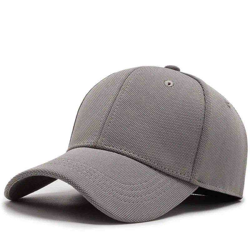 Men Back Closure Baseball Cap Hip Hop Spring Summer Sun Hats Women Snapback Solid Color  Caps