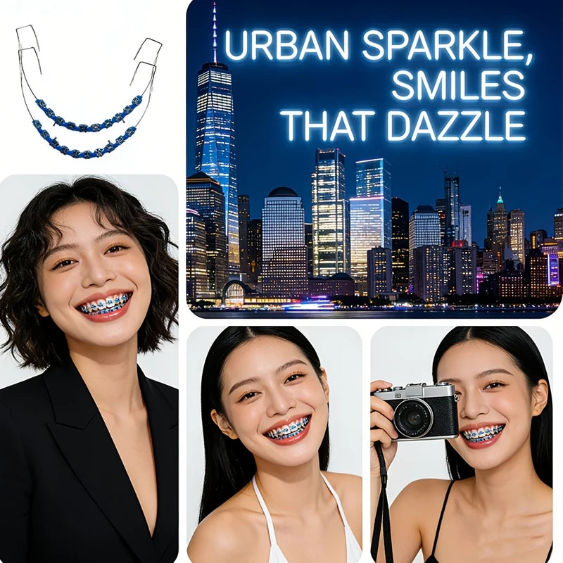 1 Set Of Dental Braces Accessories, Versatile For Daily Parties, Fashionable And Unique Jewelry For A Stylish Look