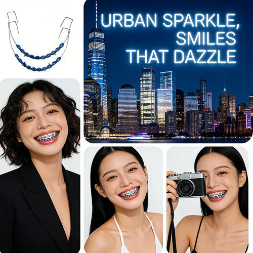 1 Set Of Dental Braces Accessories, Versatile For Daily Parties, Fashionable And Unique Jewelry For A Stylish Look