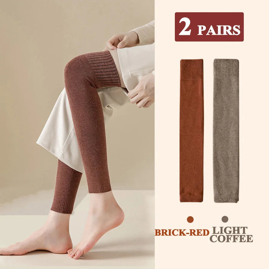Thick Stockings Women Socks Warm Winter Over Knee High Hold Up Sexy Slim Ladies Girls Halloween Gift 7 Colors 1 Pairs Hot Sale