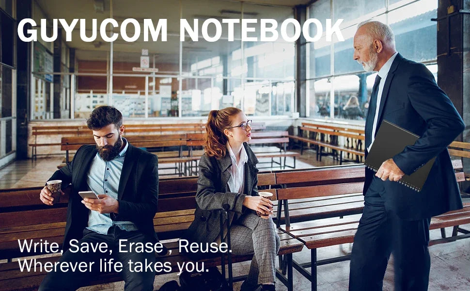 A4 Reusable Erasable Notebook With Pen&Cloth Microwave Heating Waterproof Notepad Office School Smart Notebook