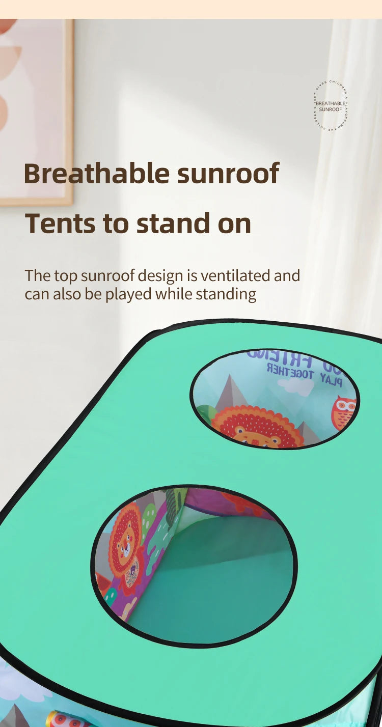 Children's Tent Game House Indoor and Outdoor No Installation Kindergarten Foldable Family Toy House