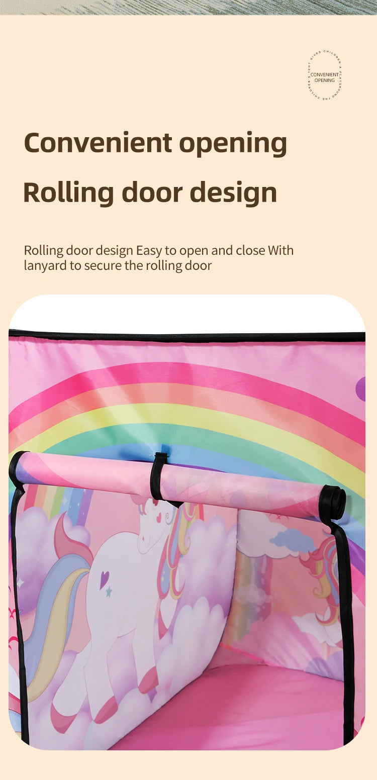 Children's Tent Game House Indoor and Outdoor No Installation Kindergarten Foldable Family Toy House