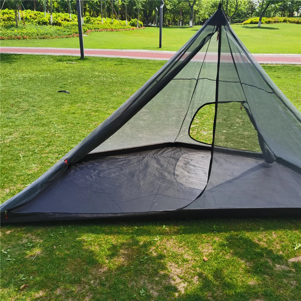 Pentagon and a half inner tent Tingxue 400 rodless portable pyramid camping outdoor tent