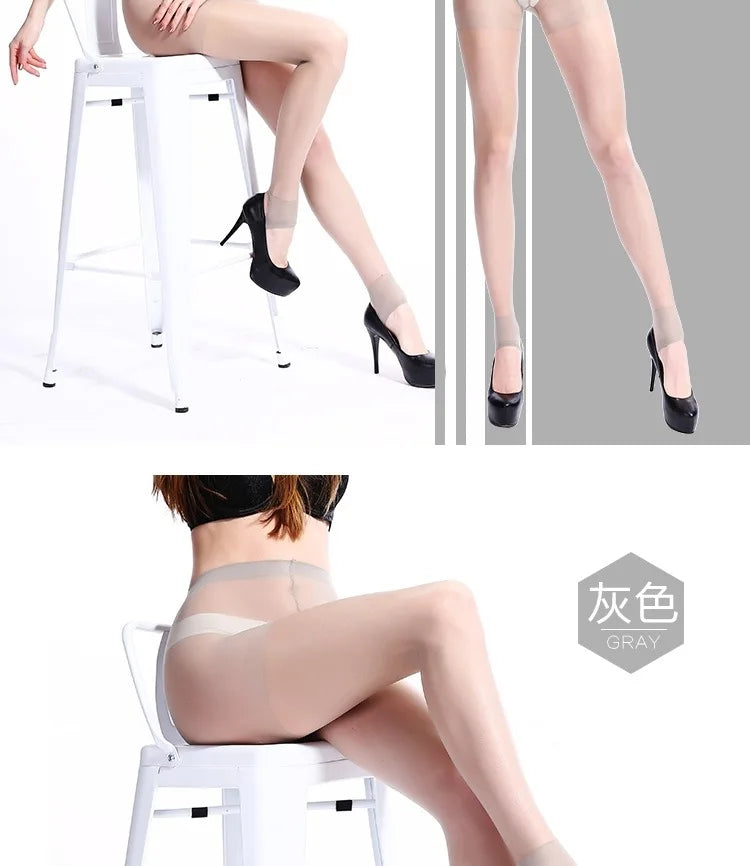 Silk Stockings Flesh Color Black Ultra-thin Foot Socks Foot Stirrups Female Pantyhose Invisible Anti Snagging Base Socks