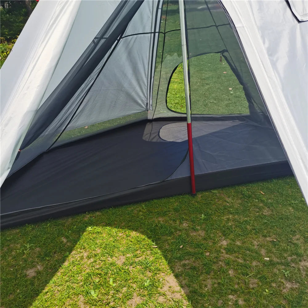 Pentagon and a half inner tent Tingxue 400 rodless portable pyramid camping outdoor tent