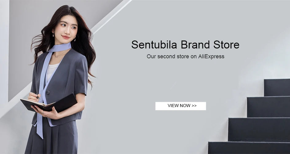 SENTUBILA Knit Sweat Pants for Women 2026 Autumn Winter Acetate Wool Silk Blend Trousers Casual Versatile Bottoms 154K80280