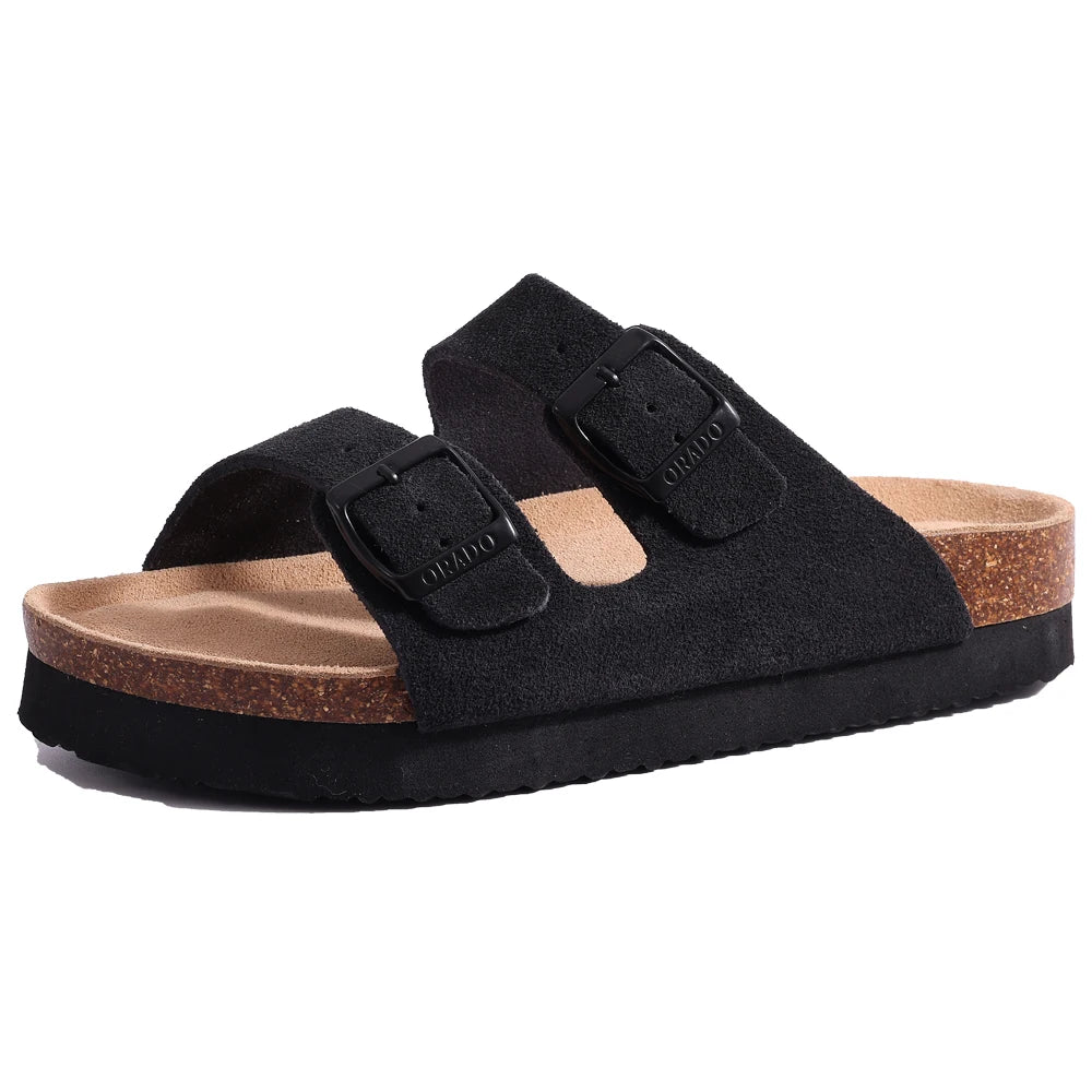 Pallene Women Classic Clogs Cork Footbed Slippers Slip-on Cork Sandals Feamle Unisex Beach Shoes Outdoor Men Mules And Clogs