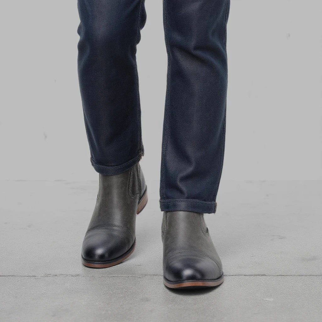 Boots Men Comfortable Fashion 2025 Brand Boots Leather