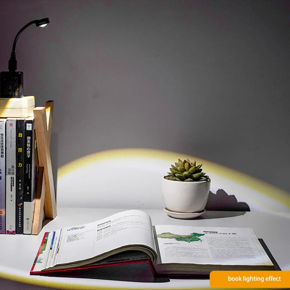 Drop Shipping USB Sunset Lamp LED Without Choice Mark Rainbow Neon Night Light Projector Photography Wall Atmosphere Lighting