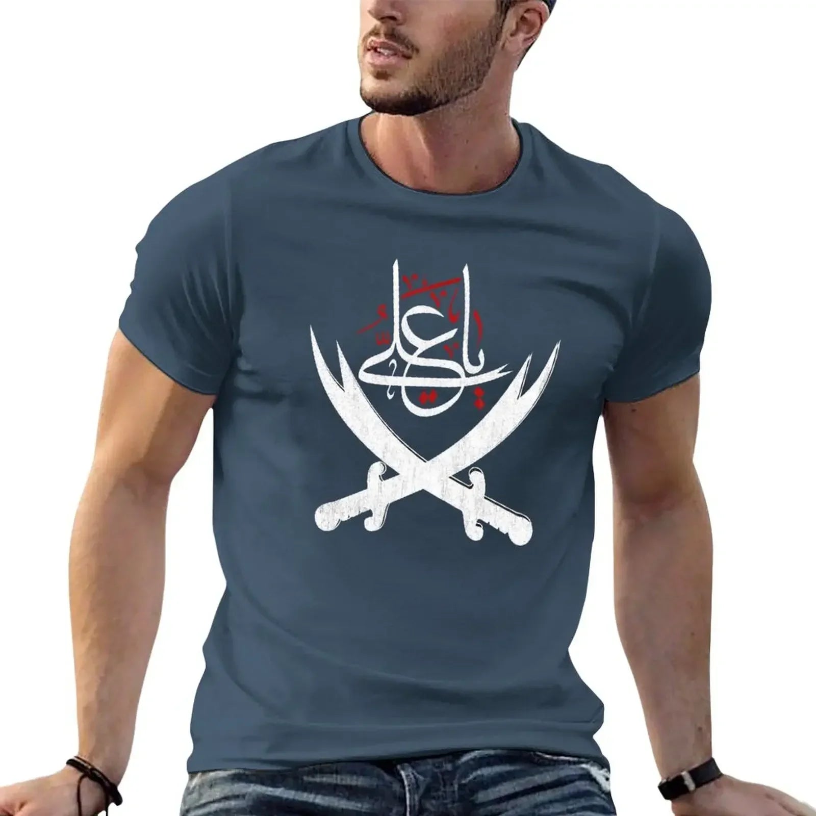 Sweat shirts mens t shirts pack Ya Ali Shia Muharram Ashura Ya Ali Imam Hussain Karbala T-Shirt funny summer style men clothing