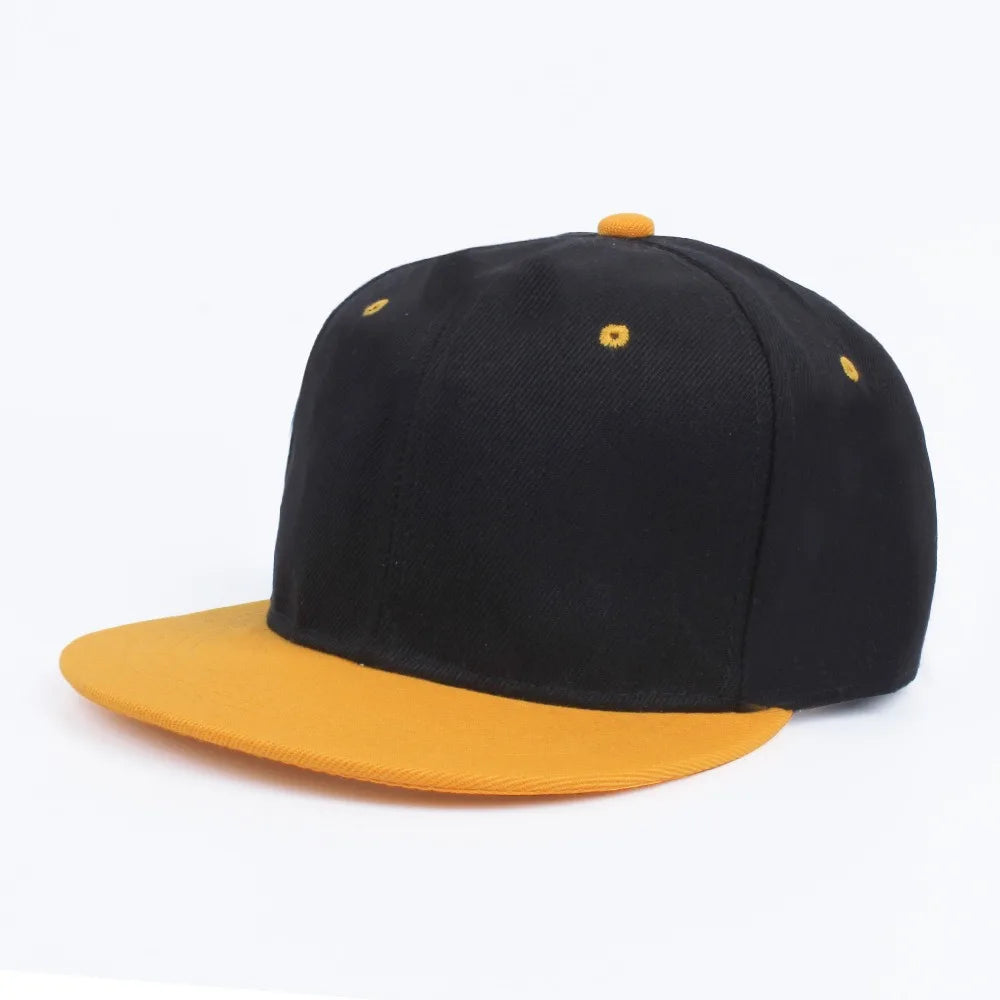 Custom Embroidery Hip-hop Snapback Hat for Men and Women Baseball Cap Wholesale DIY Design Print Sunshade Hats American style